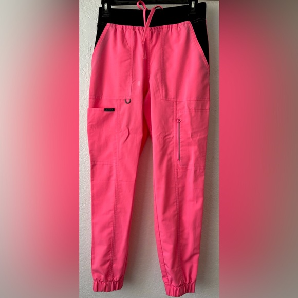 Bright Pink Scrub set - Picture 2 of 3